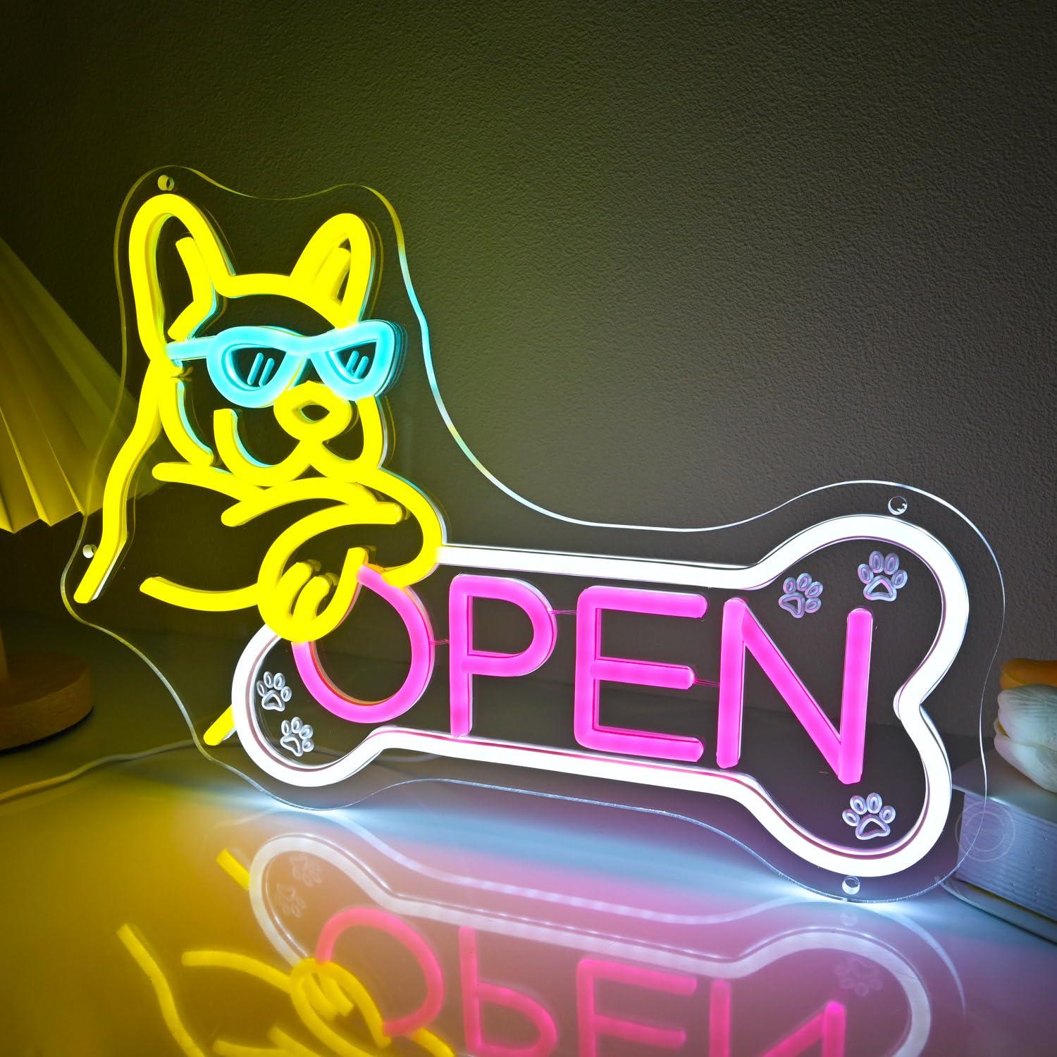 Неоновая вывеска «Pet Shop Ope – обзор и цена Spa & Wellness Centre Lielupe