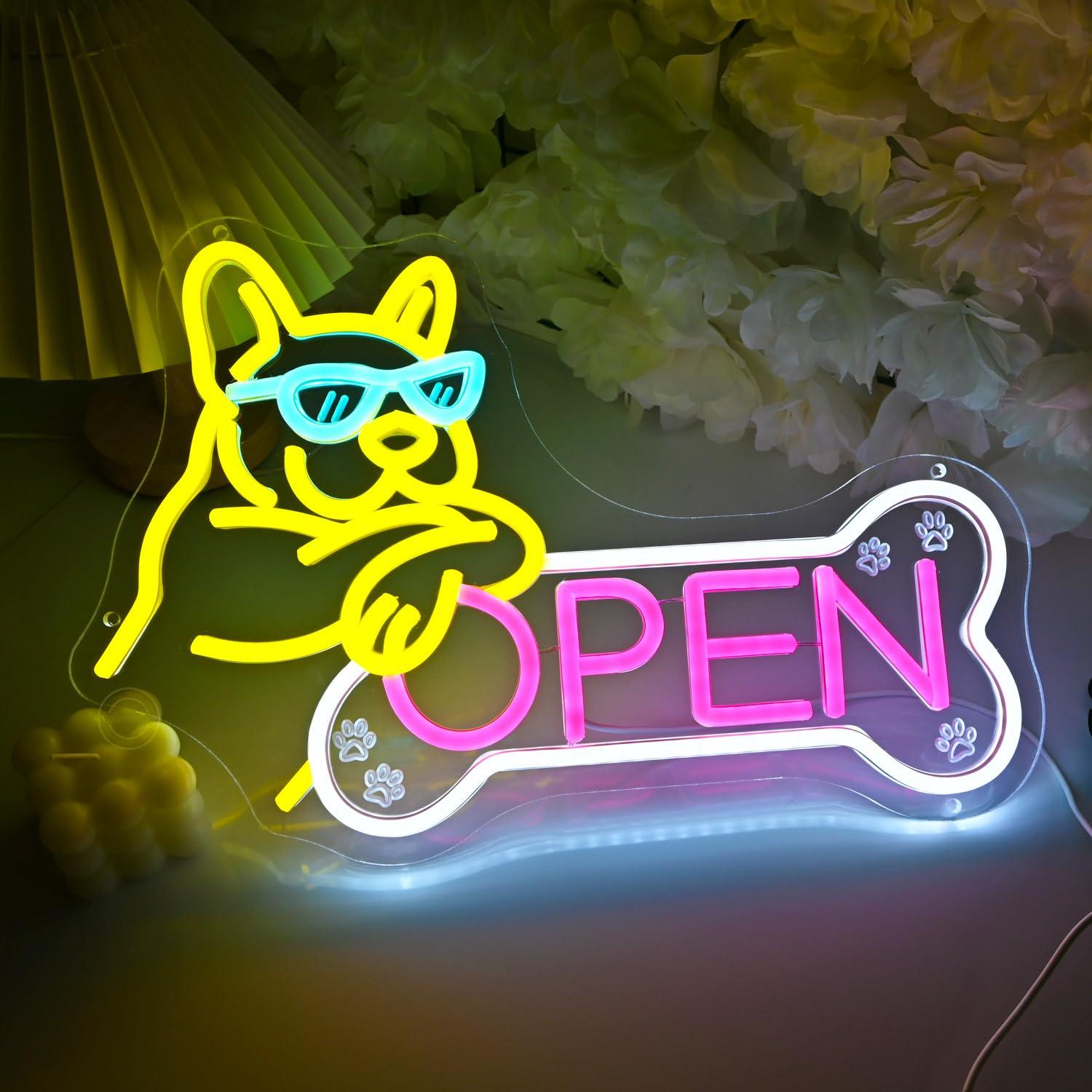 Неоновая вывеска «Pet Shop Ope – обзор и цена Spa & Wellness Centre Lielupe